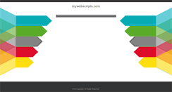 Desktop Screenshot of mywebscripts.com